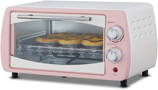 Elektrische oven, timer, tafelmodel oven, 10L Minuten Timer Onafhankelijke Temperatuurregeling Huishoudelijk Bakken Cake