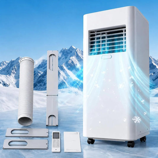 Airconditioner, 7000 BTU, Mobiele, 7000 BTU-airco voor op de vloer