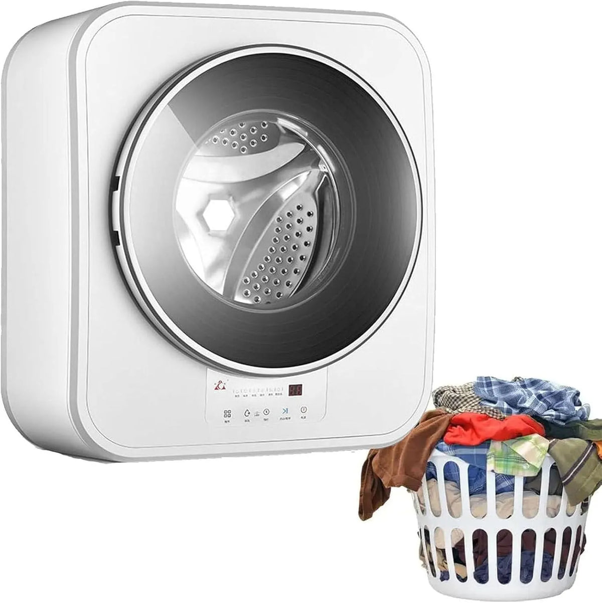 Wasmachine, automatische werking, Wandgemonteerde, volautomatische compacte met centrifuge