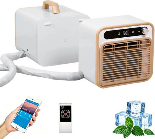 Airconditioner, wifi-bediening, touchbediening, stille werking, Draagbare Split, Ultra-Stille Slimme Koeling met Aanraakpaneel, voor Camping
