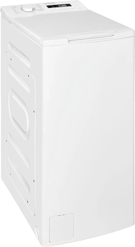 Exquisit LTO1207-030A wasmachine, 7,5 kg, uitgestelde startfunctie, kort programma