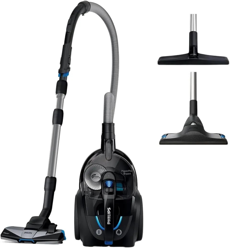 Philips H13 stofzuiger, 900 W, 7000 Series zonder Zak, 900 W Vermogen met -Allergiefilter en Triactive+ Mondstuk