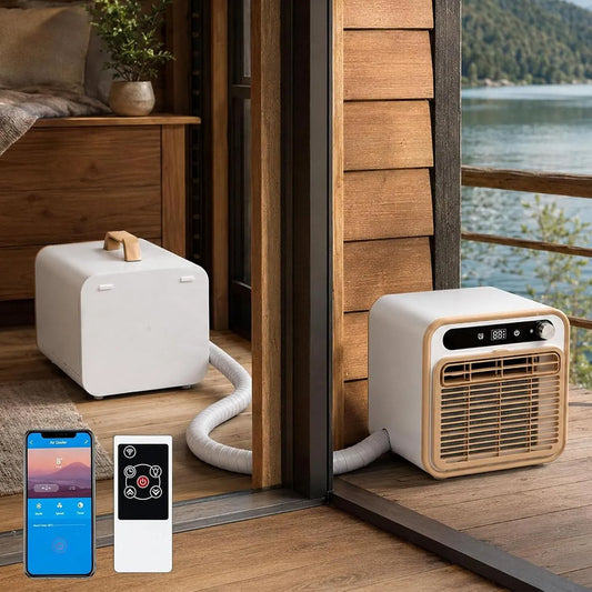 Airconditioner, timer, Split-airco met 12-uurstimer 1mConnectingPipe