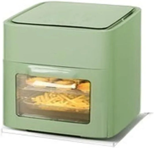 Airfryer, 1600W, Kleur: Groen 2, heteluchtcirculatie met kookprogramma's