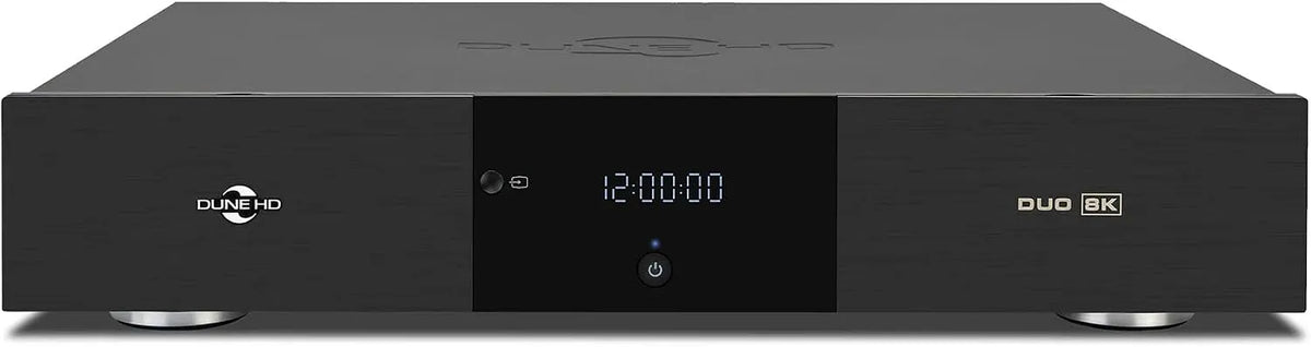 Dune HD Duo 8K, Mediaplayer op ware grootte 43cm, 2x HDMI-uitgangen, geïntegreerde matrixhardware, professionele 8k-HDMI-switch/splitter