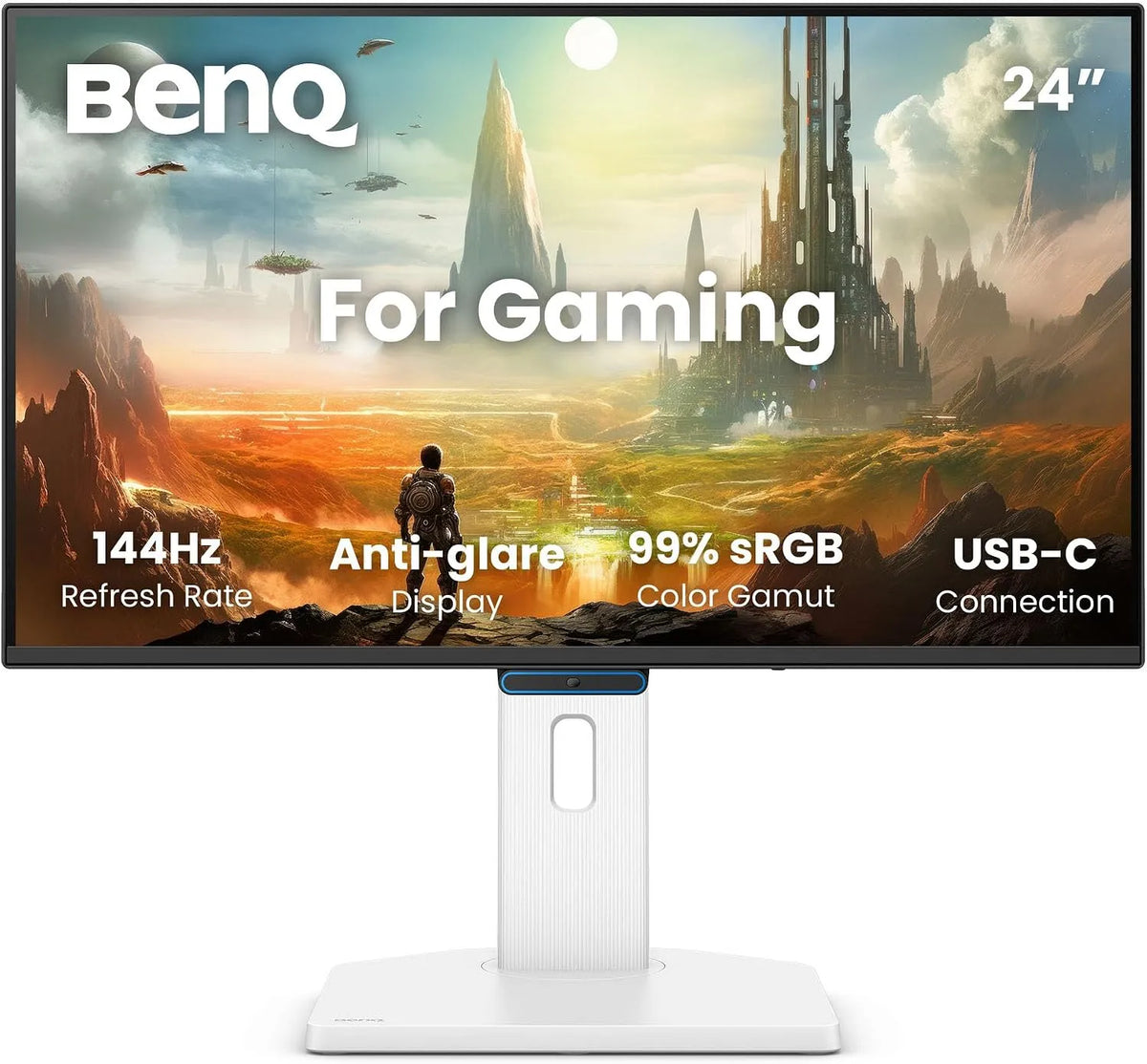 GW2490TE FHD 144 monitor, 144 Hz, 23,8', 1920 x 1080, 1080p, BenQ 23,8' 1080p Hz IPS Eye-Care thuiskantoor, Visual Optimizer, Flicker-free