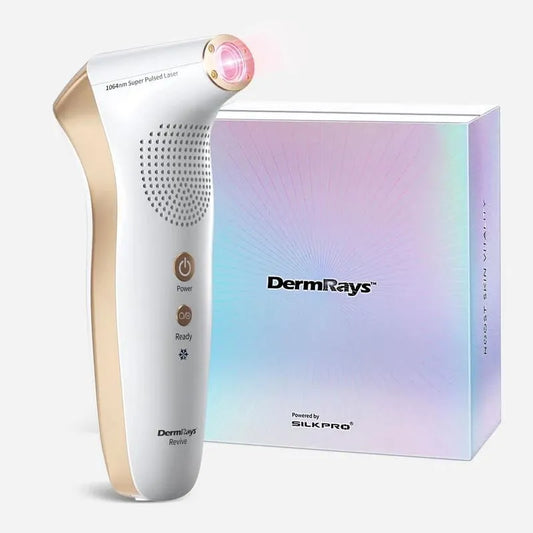 DermRays 1064 nm laser- en schoonheidsapparaat met massagefunctie voor gezichtsverzorging thuis