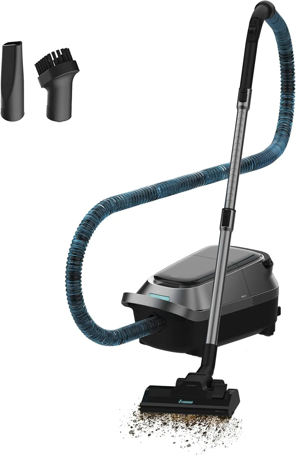 Cecotec stofzuiger, HEPA-filter, Bodem met zak 5L Conga Powerbag 5000 Prostyle. 890W, HEPA-filter en digitale bediening, inclusief accessoires
