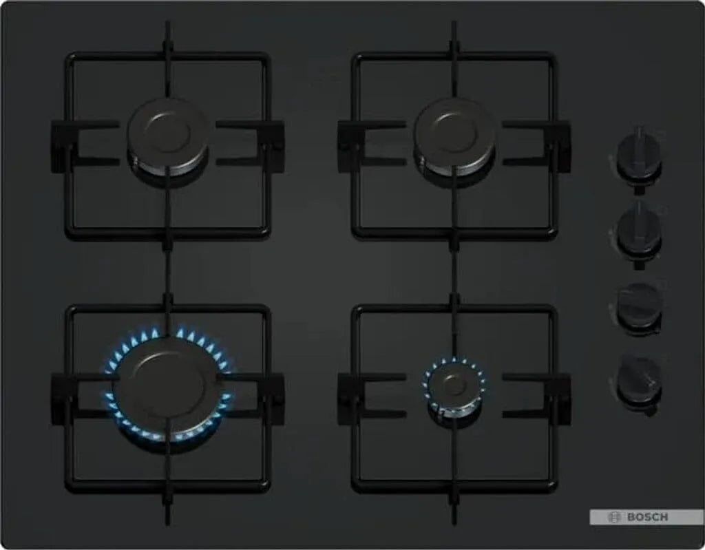 Bosch POP6B6K30 gaskookplaat, Serie 2, afzonderlijk regelbare gasbranders