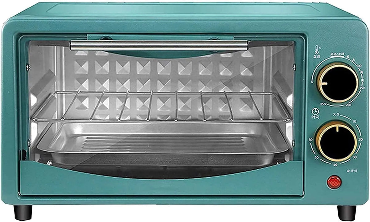 Elektrische oven, tafelmodel oven, multifunctionele kleine desktop huishoudelijke bakmachine, aanrecht met glazen deuren for thuiskeuken