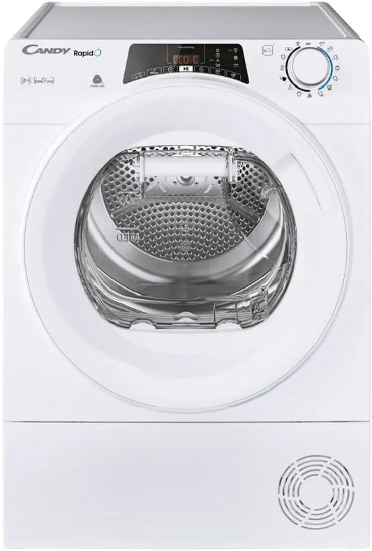 Candy H8A2TE-S warmtepomp, wifi-bediening, Bluetooth-connectiviteit, Rapidó ROE droger, slimme bediening met moderne wifi + Bluetooth