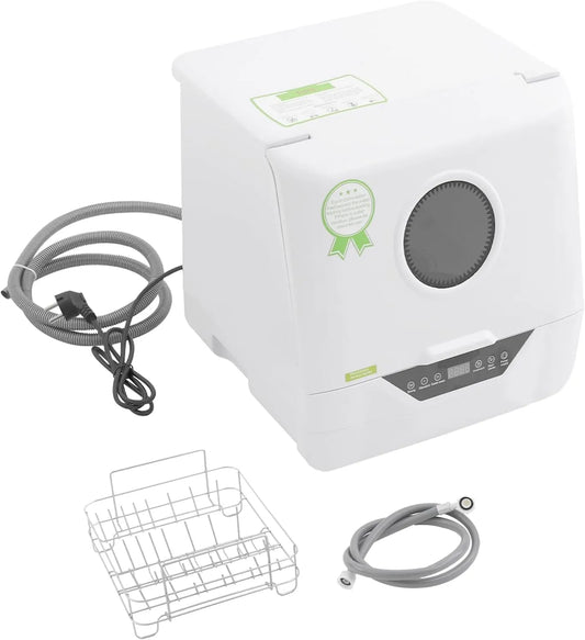 Vaatwasser, 800 W, Elektrische tafel, mini-, draagbare tafel, kleine, vrijstaande