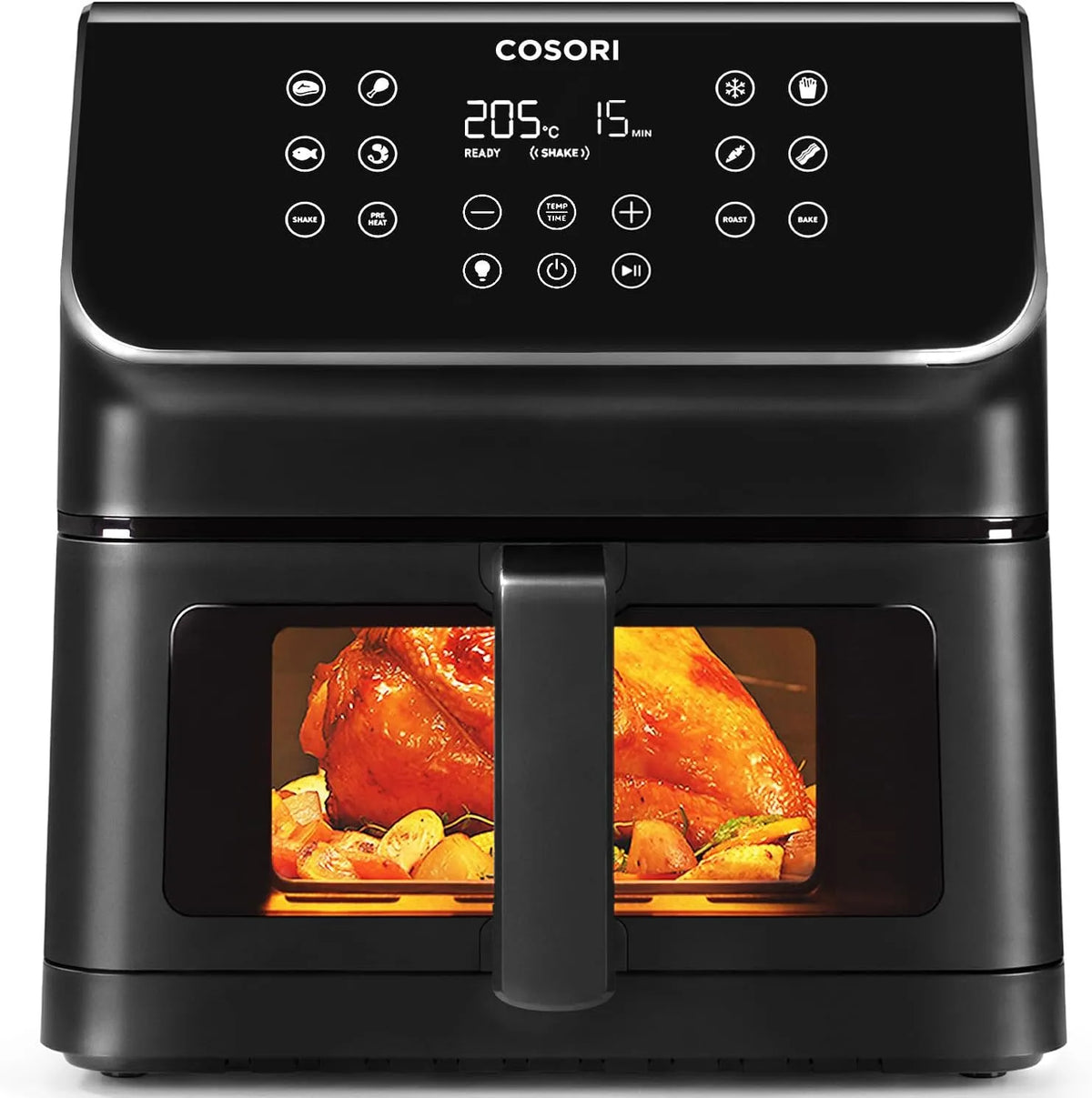 Friteuse, 1700 W, Cosori Lucht 6,2 liter, elektrische bereiding met temperatuurregeling