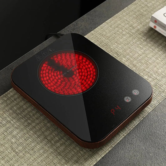 Inductiekookplaat, 800 W, 27 mm, touchbediening, digitaal display, draagbaar ontwerp, automatische werking, Huishoudelijke apparaten