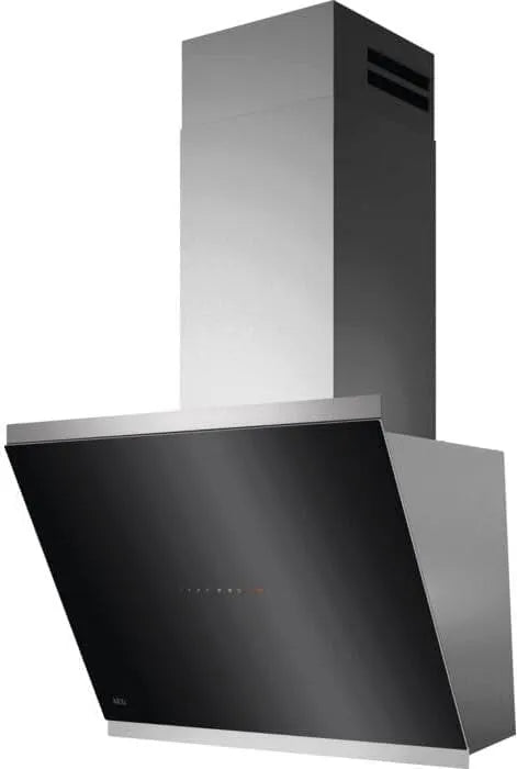 AEG afzuigkap, 760 m3/h, 67 dB, 60 cm, roestvrijstalen behuizing, serie 7000 met SilenceTech 60 cm, kopvrije wandkap met glas, roestvrij staal –